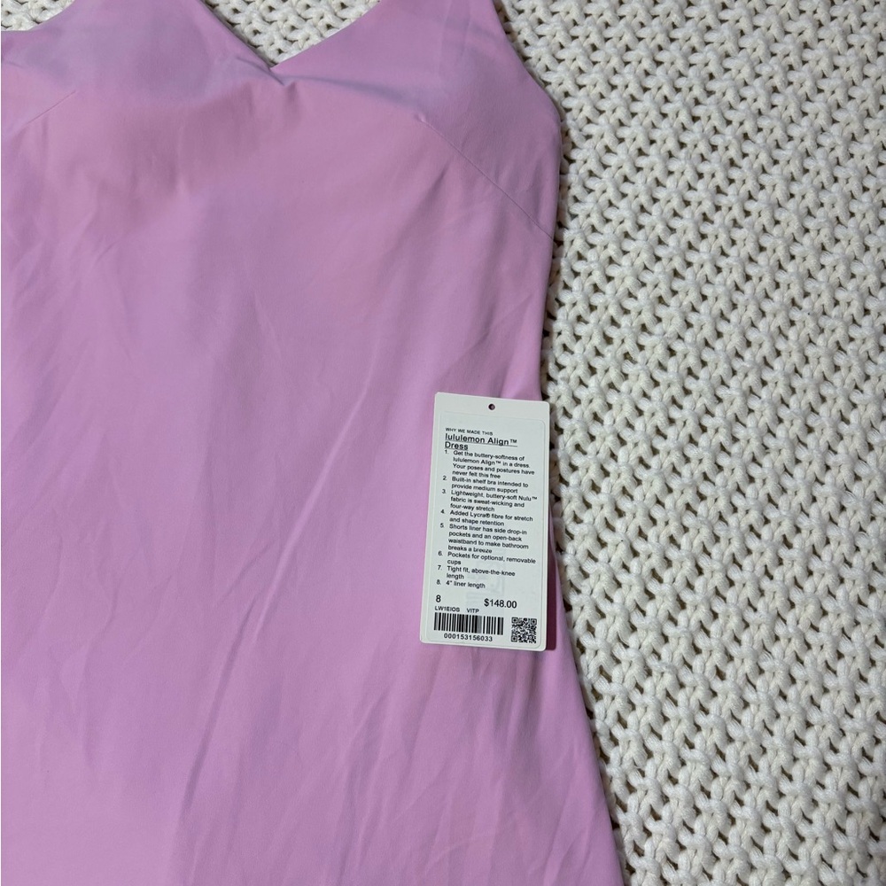 lululemon align dress in vita pink size 8 - Picture 2 of 12